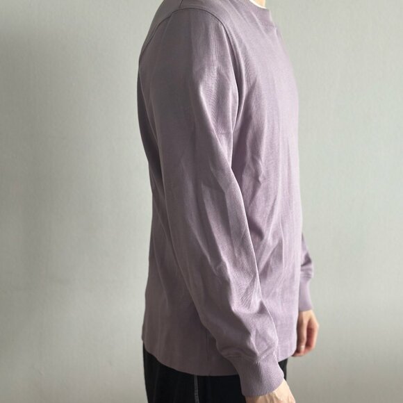 AMI Paris Purple Ami de Coeur Long Sleeve T-Shirt – Size L - Picture 3 of 9